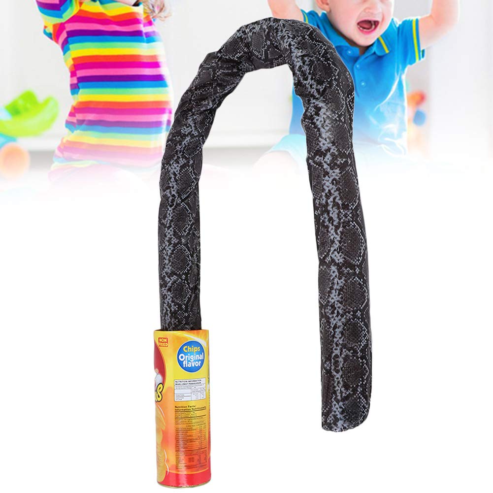 Funny Spring Snake Prank Toy - Magic Potato Chip Trick Prop for Gags, Jokes & Party Decorations | Great for Prank Parties, Halloween & Office Pranks