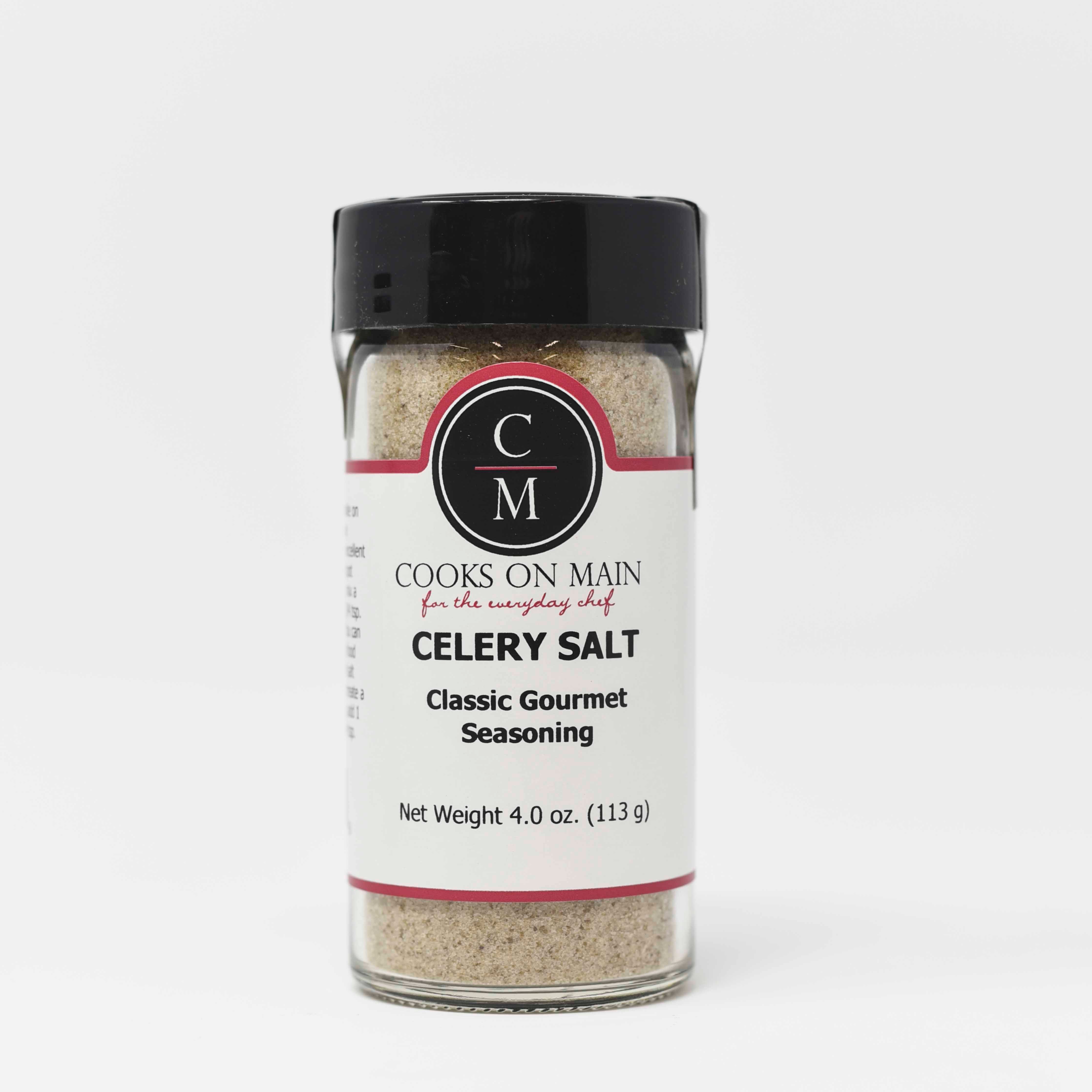 Premium Celery Salt Seasoning - All-Natural, Gluten-Free & Vegan for Soups, Salads, Cocktails & BBQ | Perfect for Bloody Marys, Pickling & Homemade Spice Blends