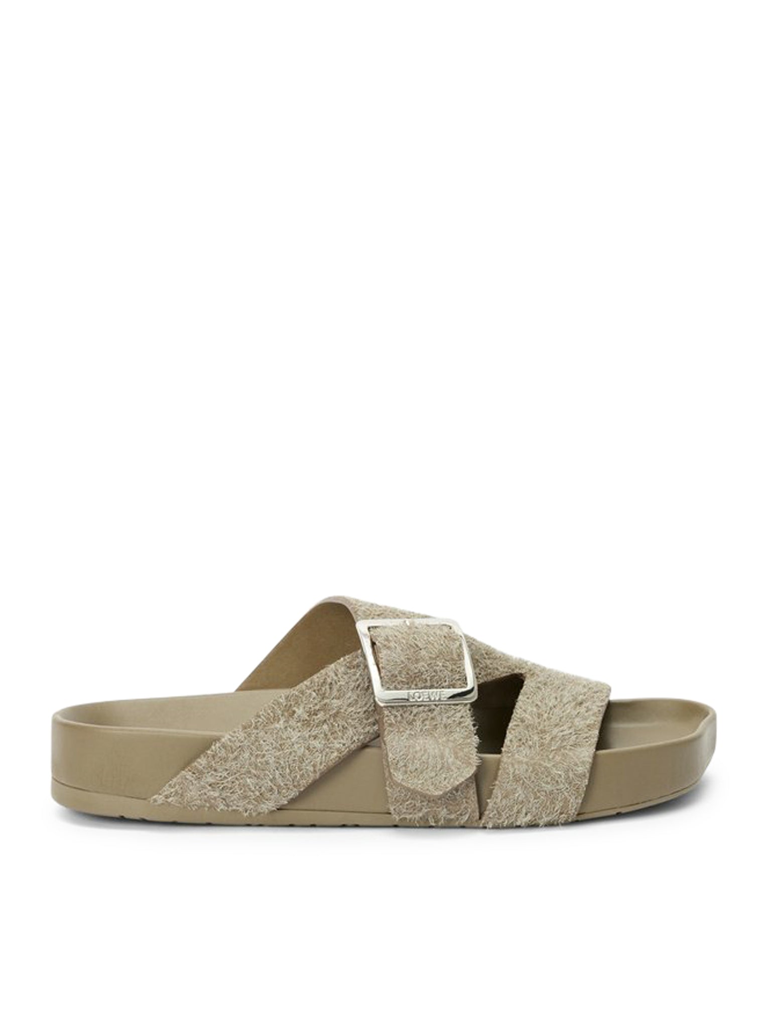 EASE BUCKLE CLOGS IN BRUSHED SUEDE - Comfortable Slip-On Shoes for Women, Casual & Home Wear, Perfect for Relaxing, Errands and Everyday Use