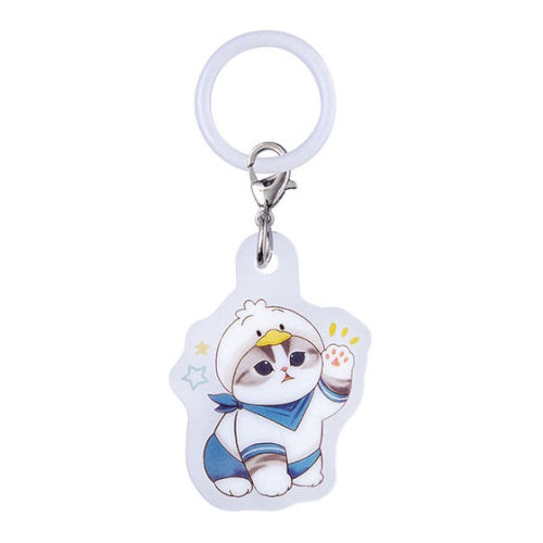 Sanrio Characters x Mofusand 1-Inch Keychain - Cute Anime Keyring for Bags, Backpacks & Keys - Kawaii Japanese Collectible Accessory for Fans