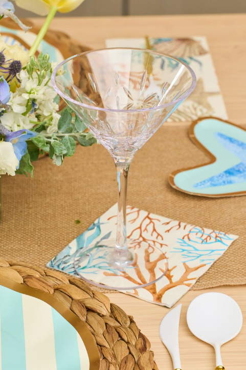 Classic Clear 8 Oz Martini Glass - Perfect for Cocktails, Parties & Home Bar Entertaining