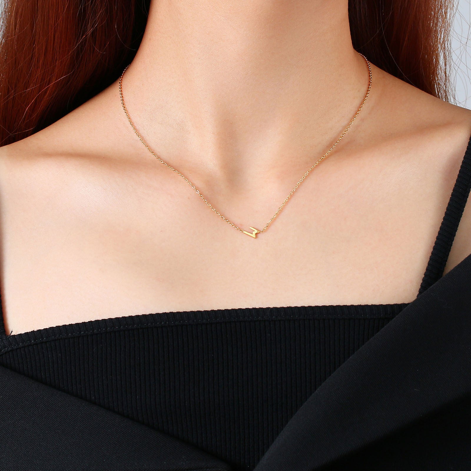 Elegant Cross and Bar Pendant Necklace for Women - Stainless Steel Chain Jewelry Gift for Christmas, Birthday & Everyday Wear | NC782