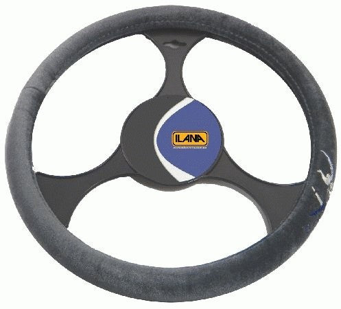 Premium Angel Steering Wheel Cover - Soft Charbon Gray, Non-Slip Grip for Cars, SUVs & Trucks - Perfect for Comfort & Style During Long Drives & Road Trips