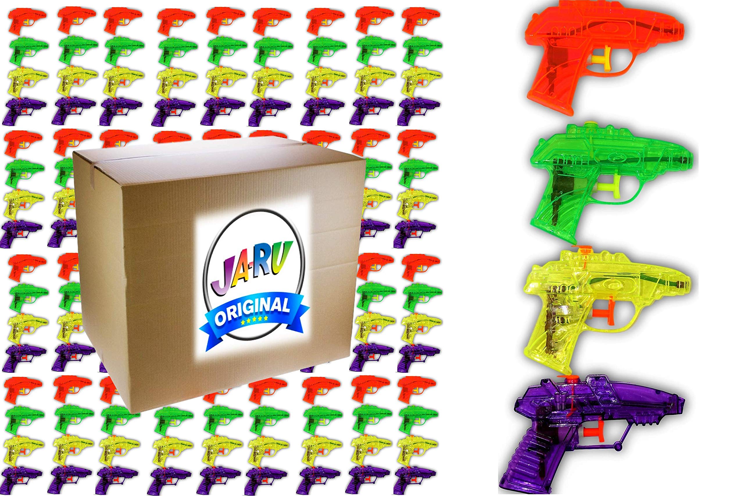 **24-Pack Mini Water Gun Toys (96 Guns) - Bulk Water Squirt Soaker Guns for Kids & Adults | Fun Outdoor Water Blasters for Beach, Pool, Backyard & Summer Games | Great for Dog & Cat Training**
