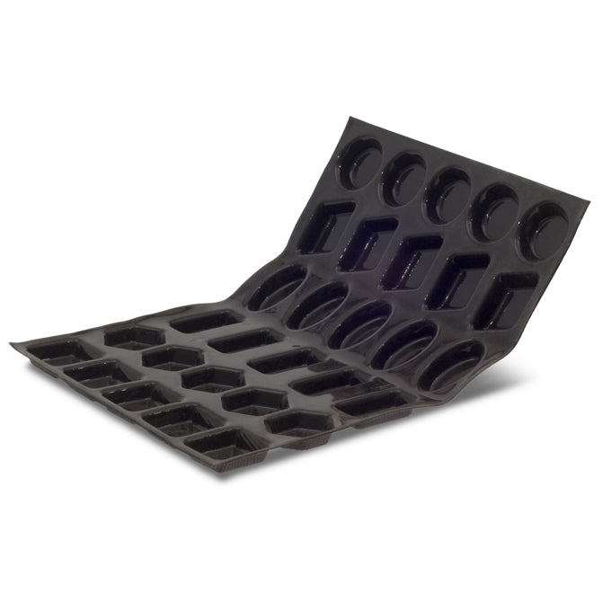 Flexipan Delicacies Silicone Baking Mold - 30 Shapes for Cakes, Cookies & Pastries - Perfect for Home Bakers & Professional Chefs