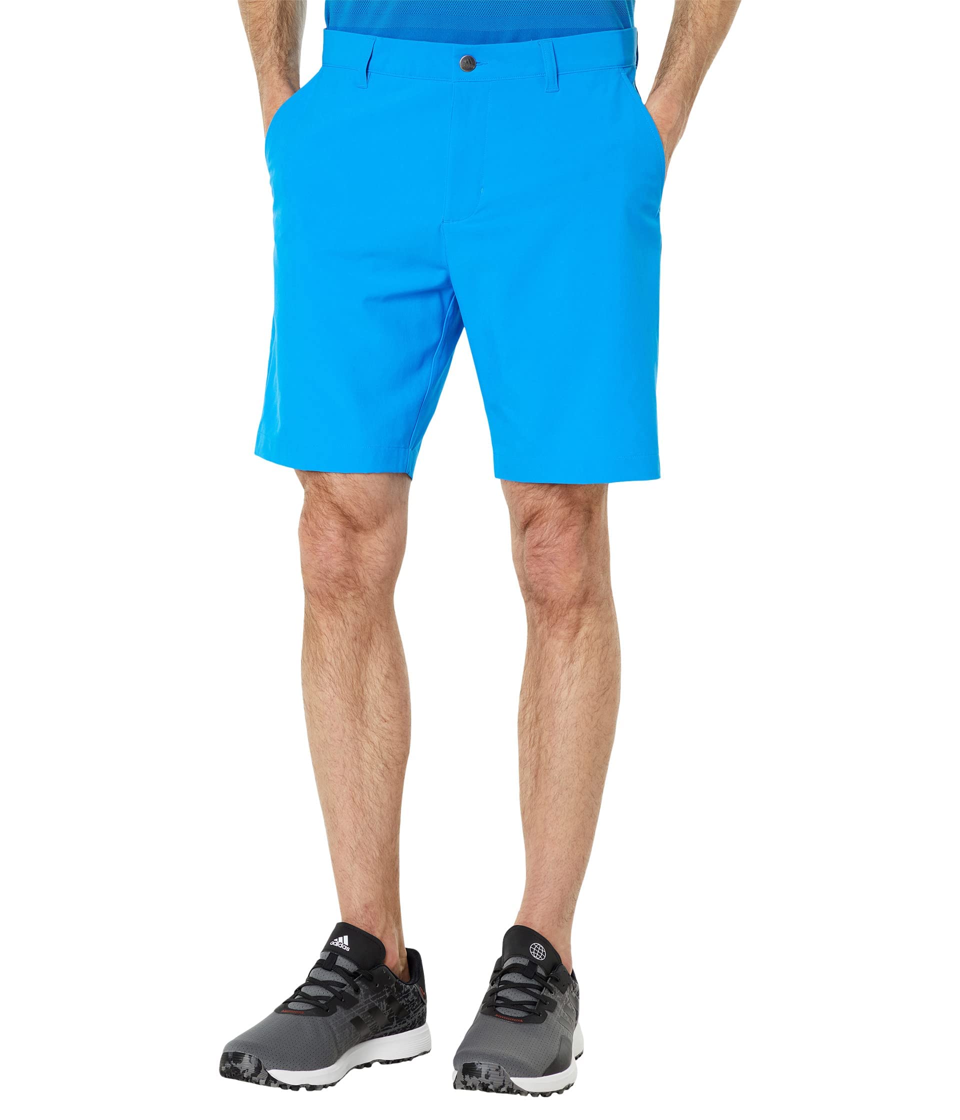 Adidas Ultimate365 Primegreen Golf Shorts for Men - Blue Rush, Size 28 (8.5