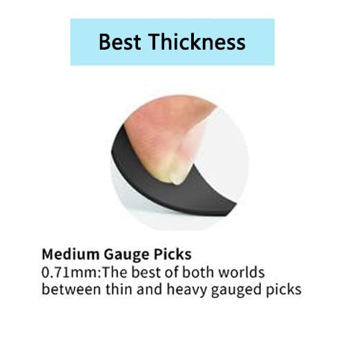 11-Piece Guitar Picks Set with Music Album Covers - 0.71mm Thickness - Perfect Gift for Guitar Players & Music Fans - Ideal for Electric/Acoustic Guitar Playing, Collecting & Musician Gifts