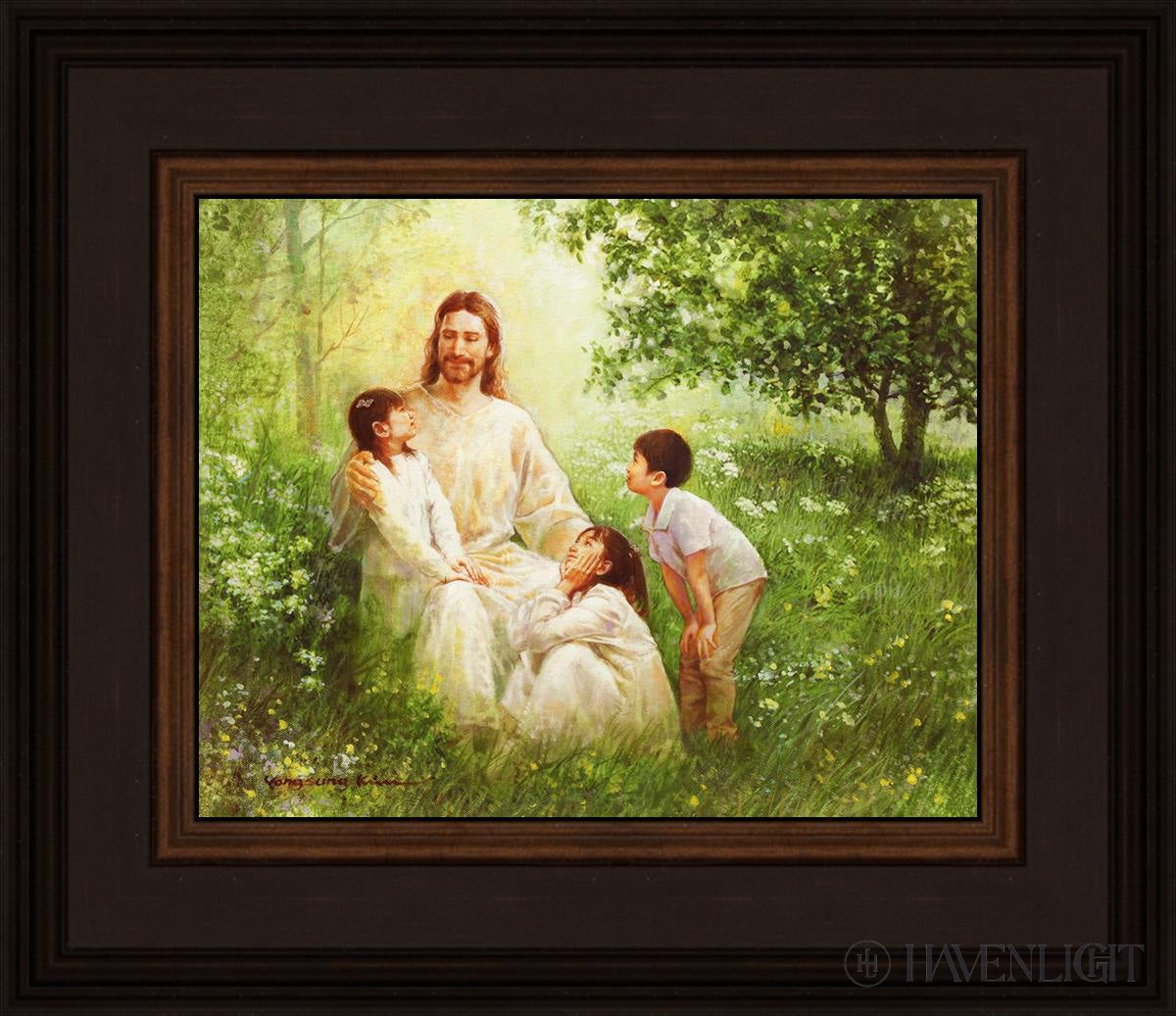 Come Unto Me By Yongsung Kim - Inspirational Christian Wall Art for Home & Church Decor - Perfect for Living Room, Bedroom, Office Prayer Space