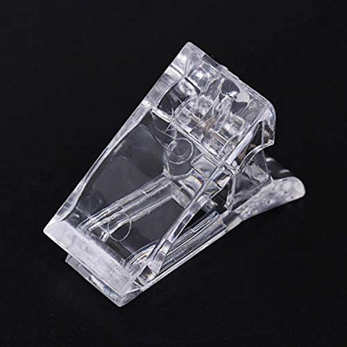 BORN PRETTY 1PC Transparent False Nail Clips for Quick Gel Extension - Professional Nail Tips Clamp for Manicure & Nail Art (BP-Nail Clip) - Perfect for Salon, Home DIY & Nail Extension