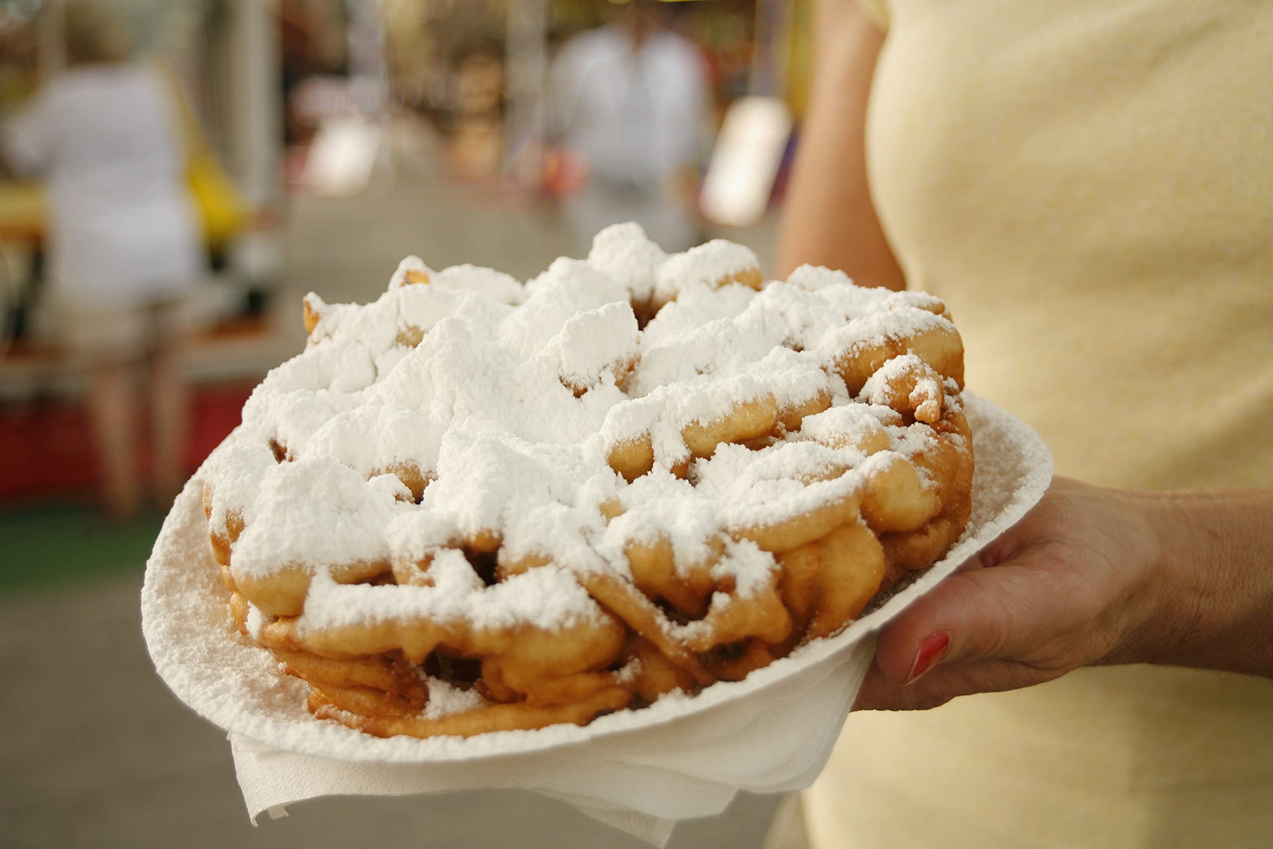**Deluxe Funnel Cake Kit with Mix, Ring, Dredge & 1lb Powdered Sugar – Carnival-Style Funnel Cake Maker Machine for Homemade Fair Treats & Party Desserts**