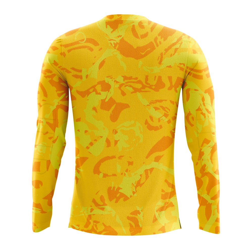 FC Bushcraft GK Jersey - High-Quality Yellow Goalkeeper Shirt for Soccer & Outdoor Training - Perfect for Matches, Practice & Sports Enthusiasts