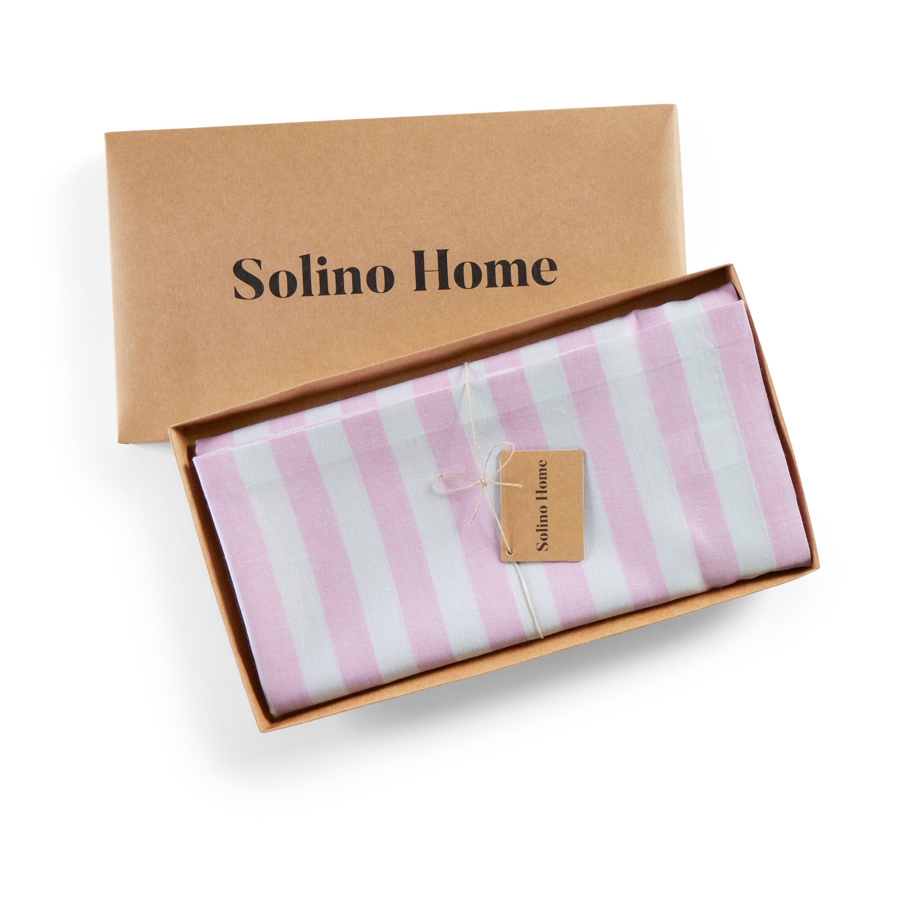 Sorrento Striped Tablecloth - Waterproof & Wrinkle-Free Table Cover for Dining Room, Kitchen, and Outdoor Picnics