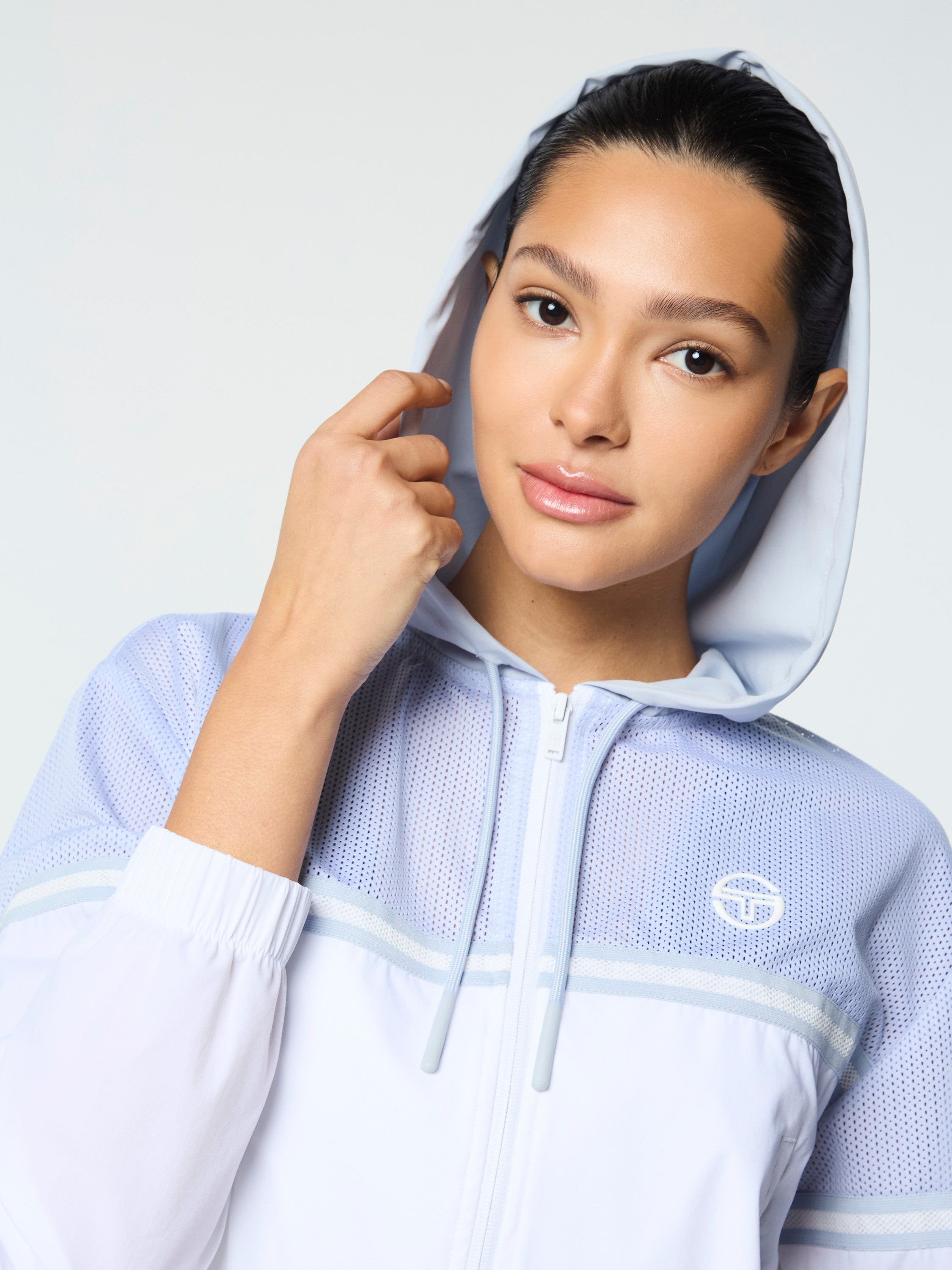 Angelina Track Jacket - Lightweight Running Jacket for Women in Xenon Blue | Perfect for Jogging, Gym & Outdoor Activities
