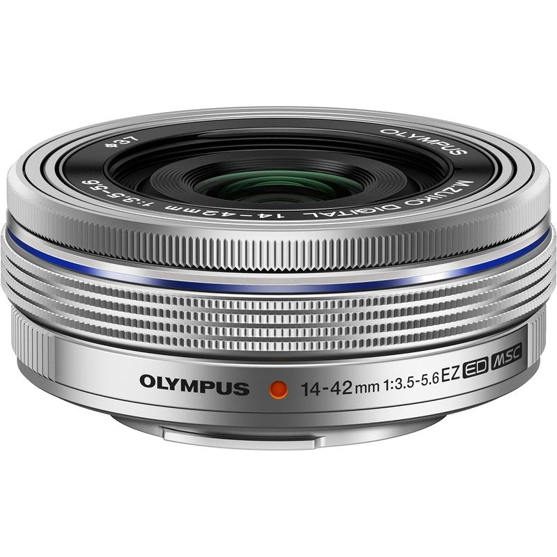 Olympus OM System M.Zuiko Digital 14-42mm f/3.5-5.6 EZ Pancake Lens for Mirrorless Cameras - Compact Zoom Lens for Travel, Vlogging & Everyday Photography