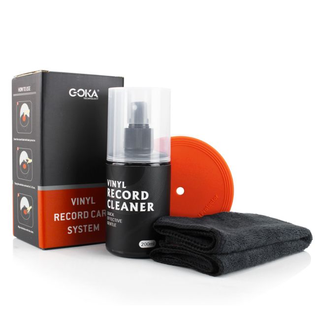 Goka Vinyl Record Care System Kit - Complete Cleaning & Maintenance Set for Vinyl Records | Perfect for DJs, Collectors & Audiophiles | Use for Home Stereo, Record Players & Music Studios