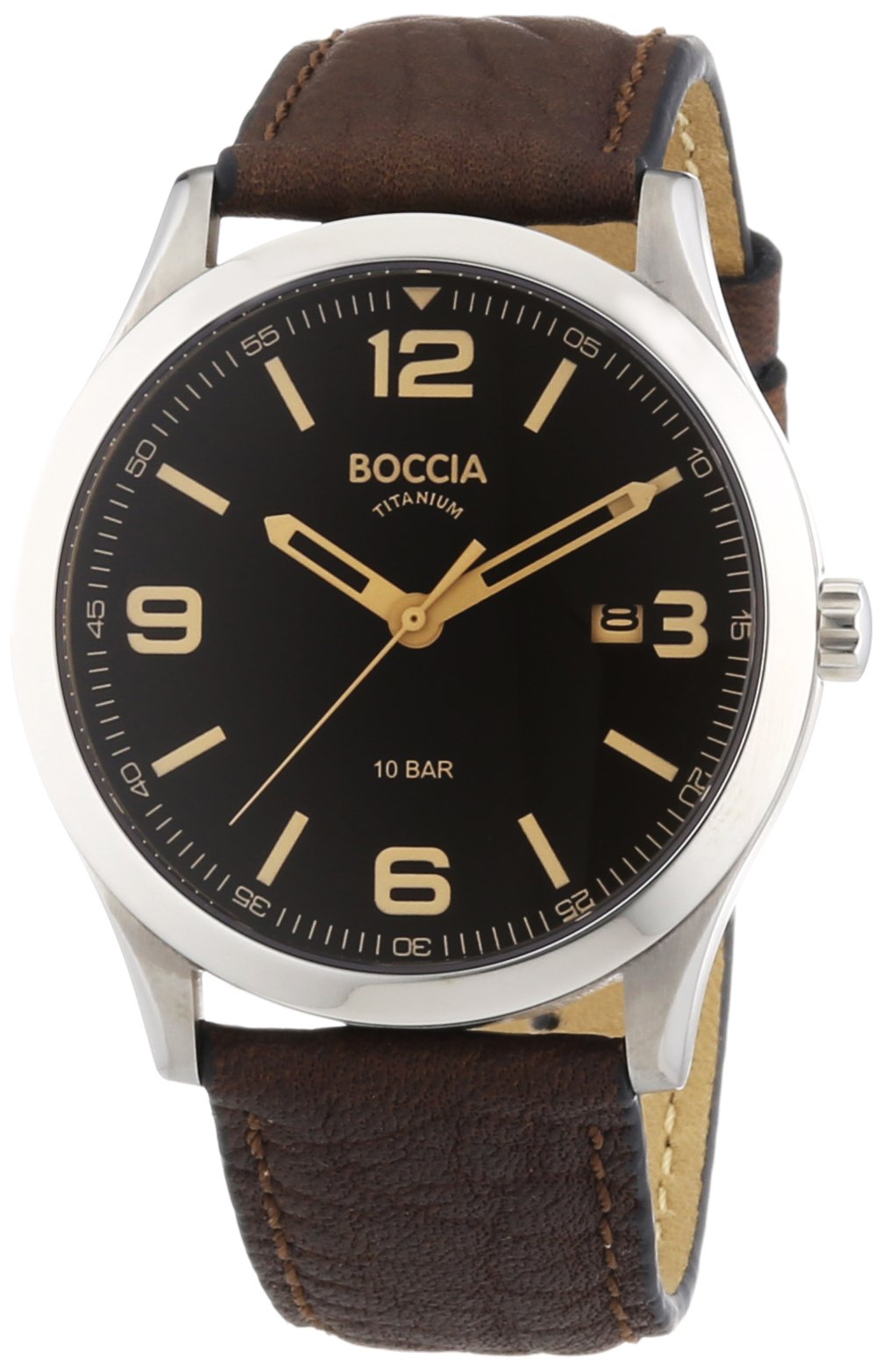 Men's Boccia Titanium Watch - Waterproof Luxury Sports Chronograph for Men | Perfect for Business, Casual & Outdoor Activities