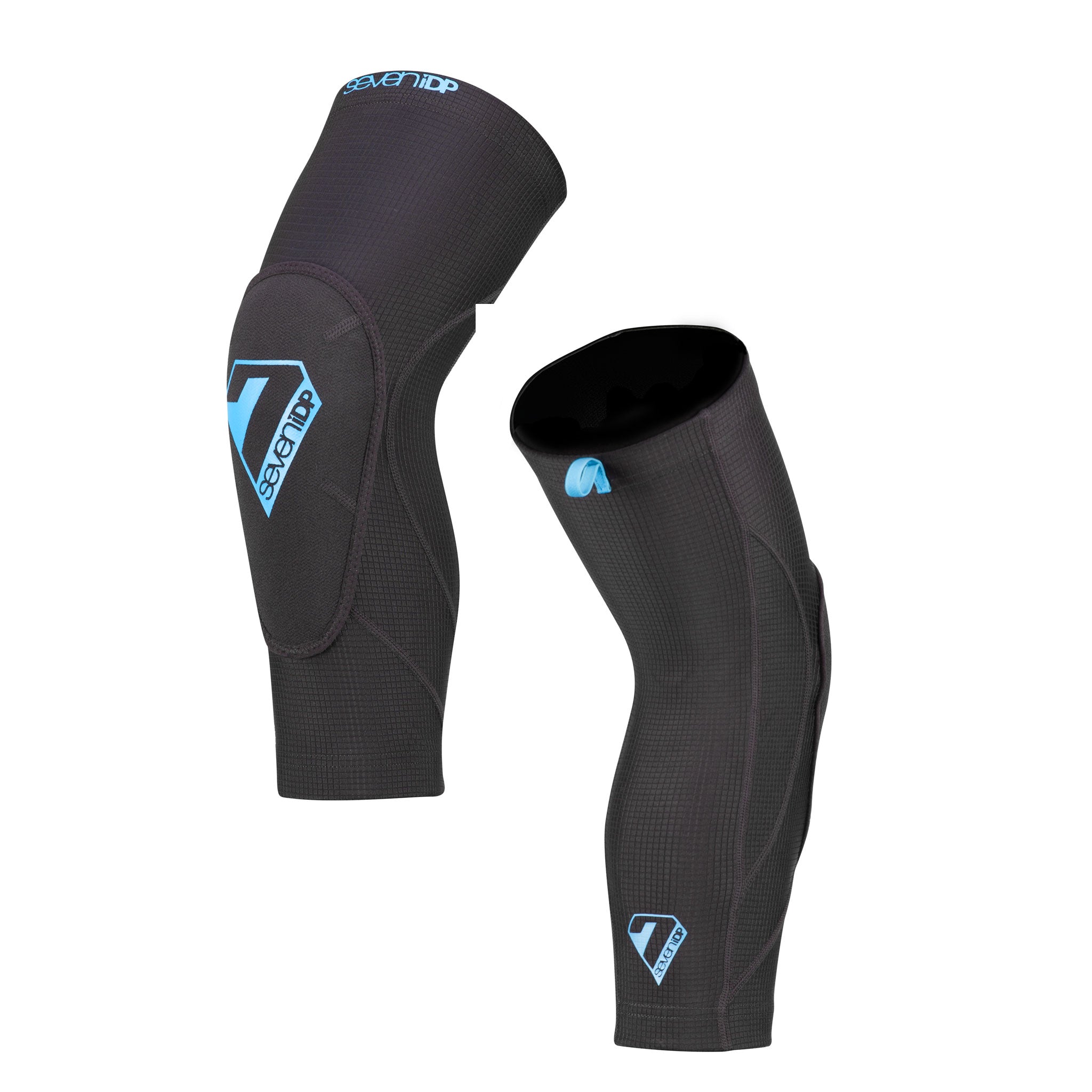 7iDP Sam Hill Lite Knee Armor - Small, Black - Protective Gear for Mountain Biking & Downhill Racing