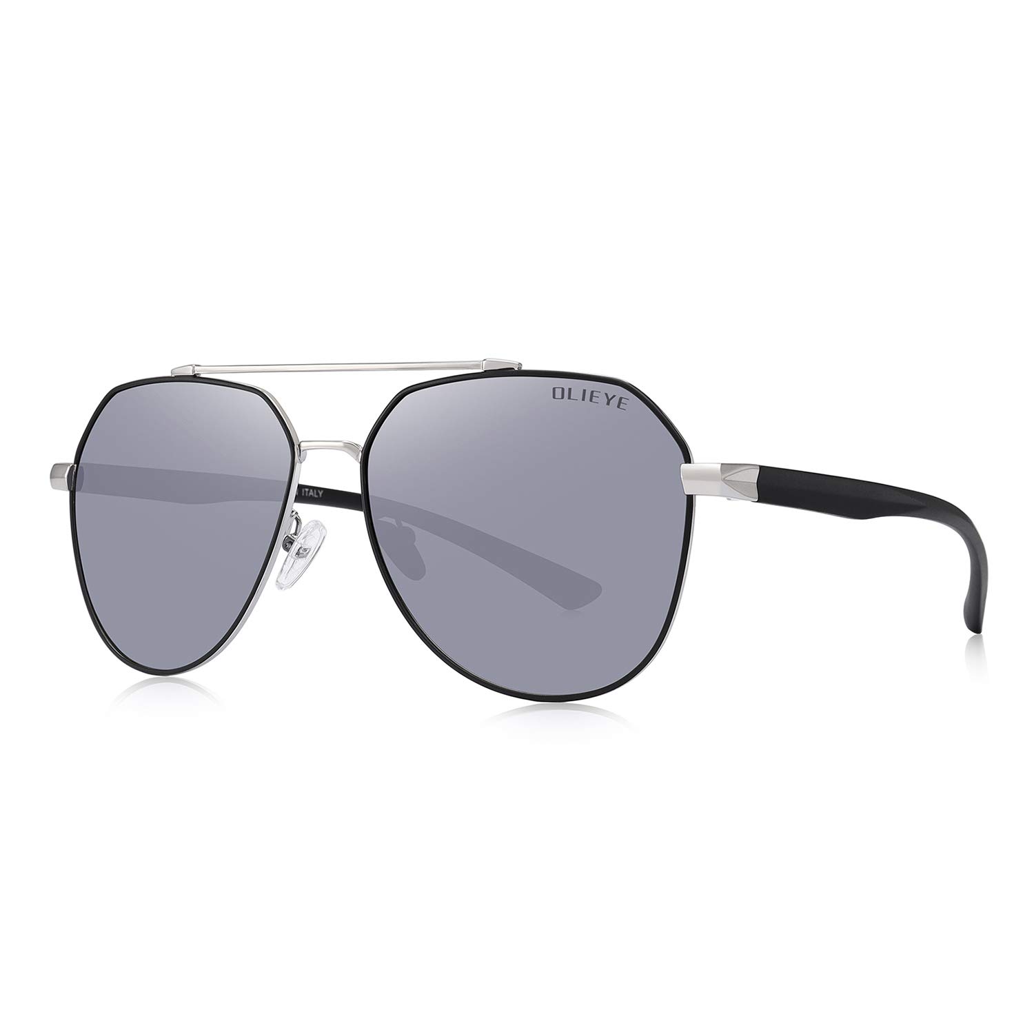Polarized Sunglasses for Men - UV 400 Protection Fishing Sunglasses with Metal Frame & TR Legs - Perfect for Outdoor Sports, Driving, and Beach Activities