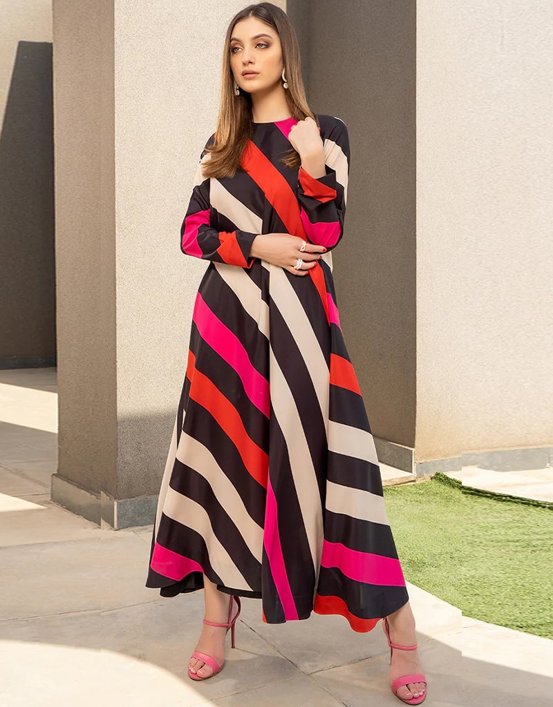 Stylish Black Korean Bsy Kaftan - Elegant Loose Fit Maxi Dress for Women | Perfect for Beach, Vacation & Summer Outfits