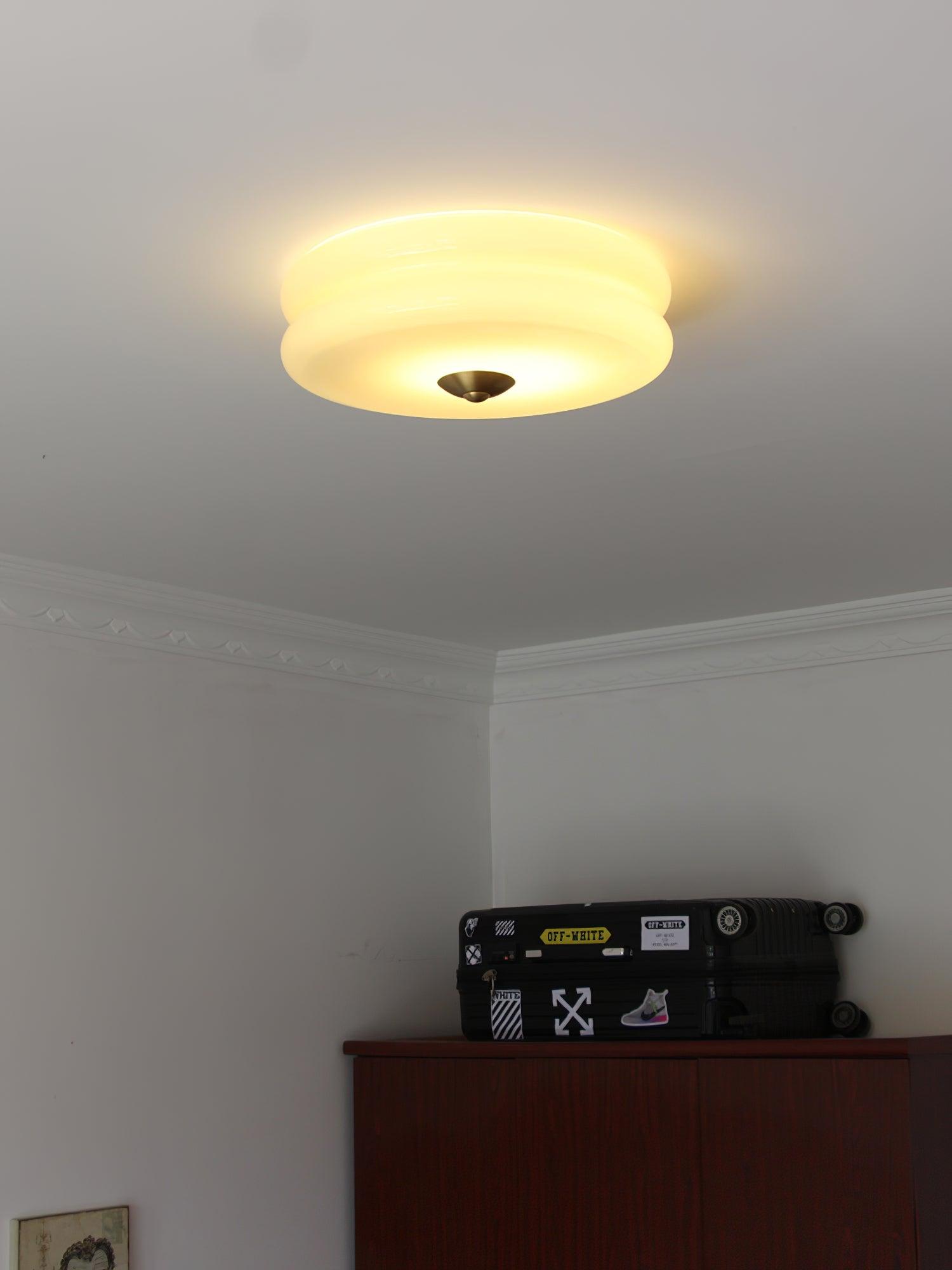 Vintage Art Deco Ceiling Light Fixture - Elegant Antique Style Chandelier for Dining Room, Bedroom & Living Room Lighting