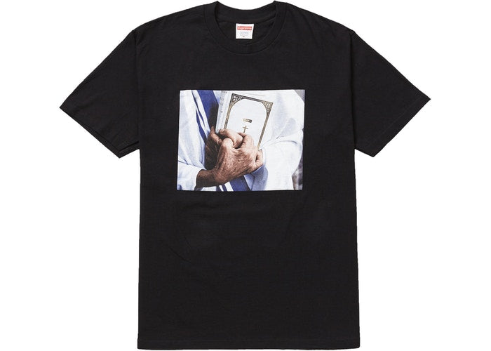 Supreme Bible T-Shirt for Men - Black Cotton Graphic Tee for Streetwear & Casual Outfits | Perfect for Church, Daily Wear & Urban Fashion