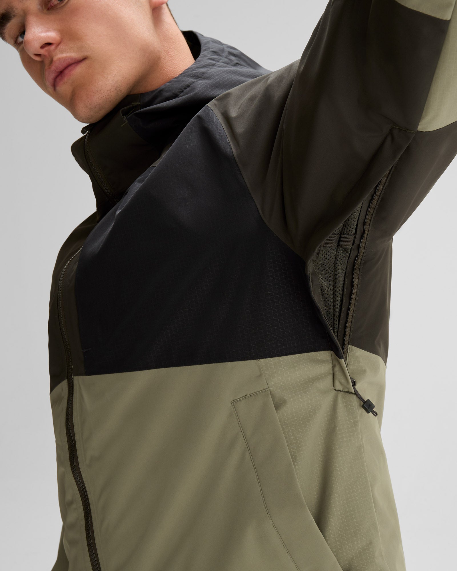 Men's PWDR Days 2L Insulated Snow Jacket - Dark Moss/Beech - Waterproof Winter Coat for Skiing, Snowboarding & Outdoor Activities