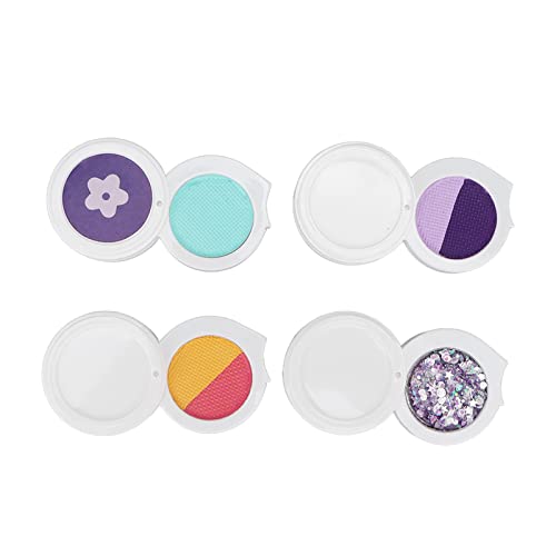 Vibrant 5-Color Face & Body Paint Palette - Water-Based, Non-Toxic & Food Grade Safe - 0.37oz Glitter Eyeshadow Kit for Cosplay, Halloween & Festival Makeup (Blueberry) - Perfect for Costume Parties, Theater Performances & Creative Body Art