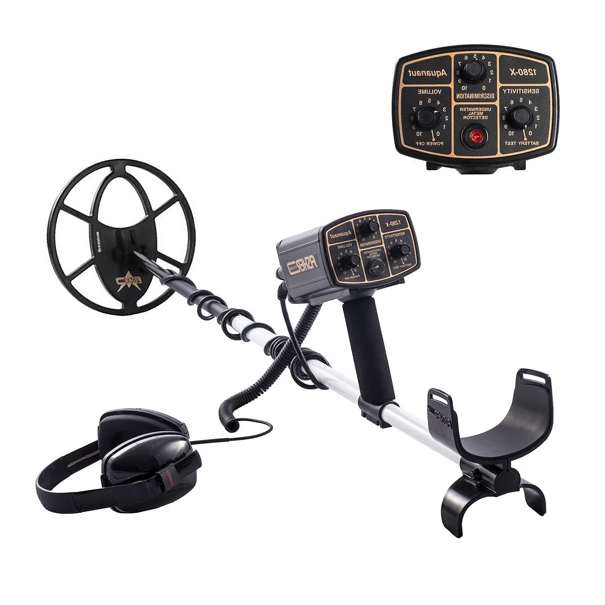 Fisher 1280X Metal Detector with 10