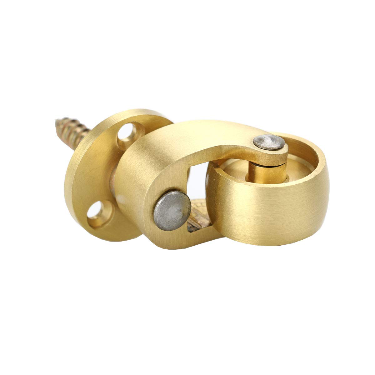 RZDEAL 4PCS Universal Caster Wheels with Brass Stem - 360 Degree Swivel Heavy Duty Casters for Furniture, Cabinets, Trunks, Sofas, Trolleys & Beds - Smooth Rolling Mobility Hardware for Home & Office Use