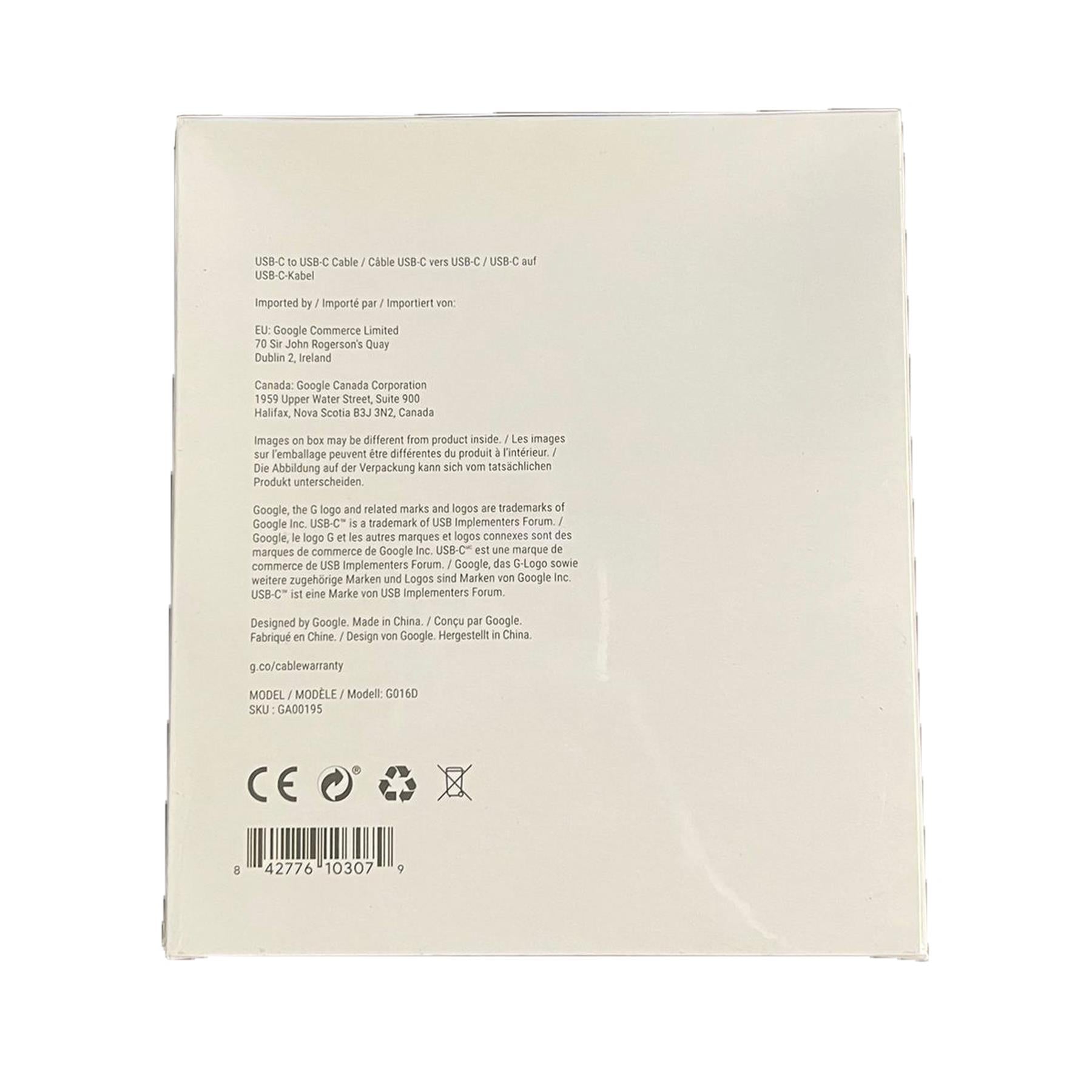 2M USB C to C Fast Charging Cable - High Speed Data Sync & Power Delivery for Google Pixel, Samsung Galaxy, MacBook - Perfect for Home, Office & Travel (White, GA00195)