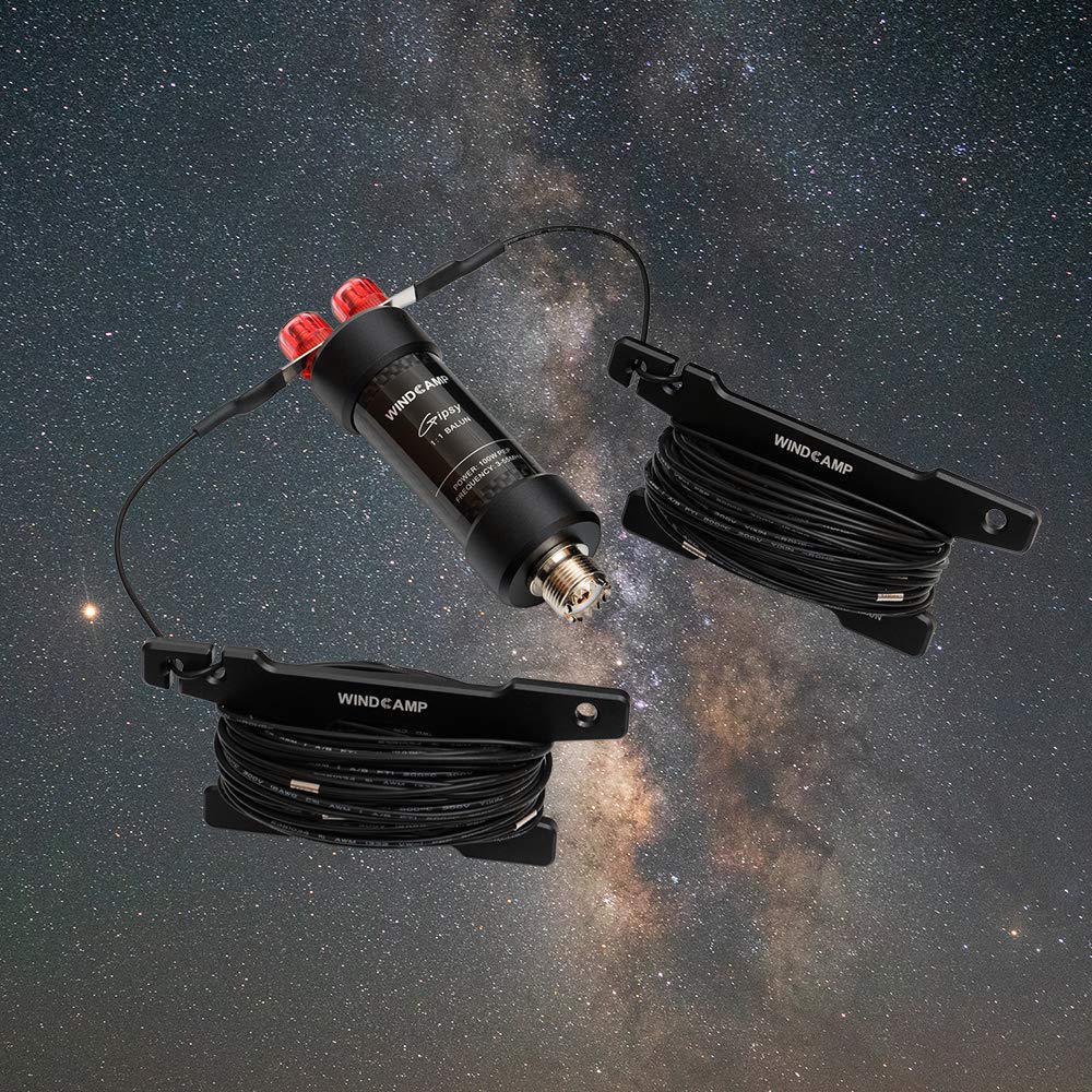 5-50MHz HF Horizontal Dipole Antenna for Ham Radio - Waterproof Balun & Durable Design - Perfect for Outdoor, Emergency Communication & Amateur Radio Enthusiasts