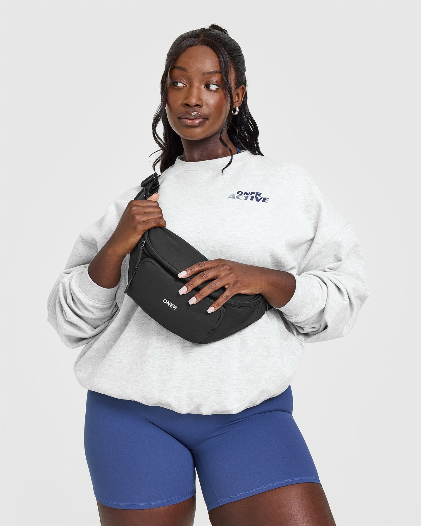 Lightweight Graphic Sweatshirt for Women & Men | Soft Cotton Pullover Hoodie | Light Grey Marl | Casual Streetwear for Everyday Wear
