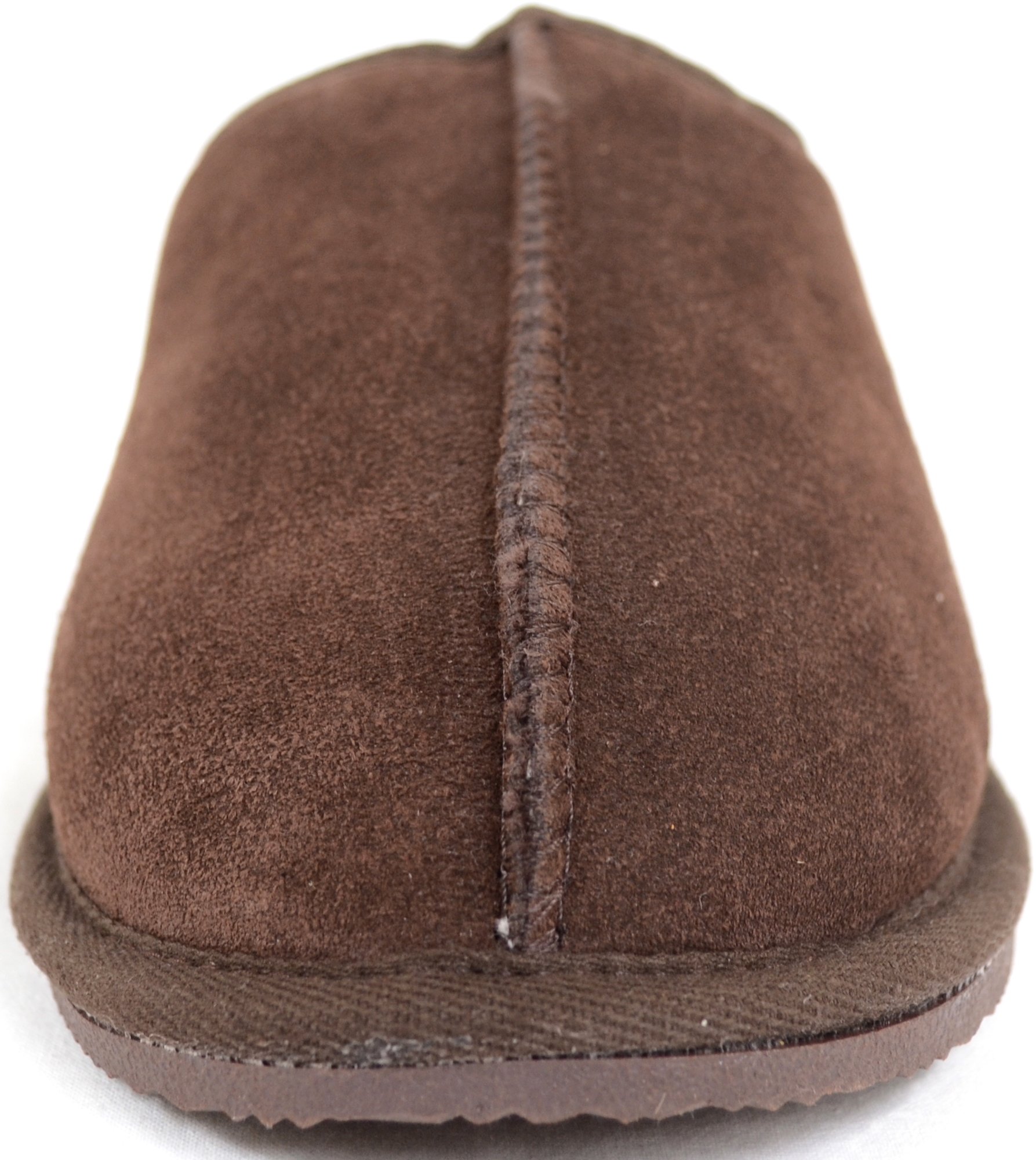 SNUGRUGS Men's Sheepskin Mules & Slippers with Durable Synthetic Sole - Cozy Indoor/Outdoor House Shoes for Relaxation & Comfort