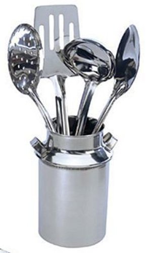 7-Piece Stainless Steel Kitchen Utensil Set - Durable Cooking Tools for Baking, Grilling & Food Prep - Perfect for Home Chefs & Professional Kitchens