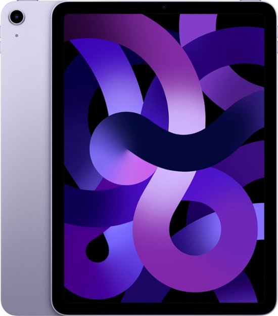 Apple iPad Air 5 (5th Generation, 2022) 10.9-inch 64GB WiFi Tablet - Stunning Purple | Perfect for Work, Study & Entertainment