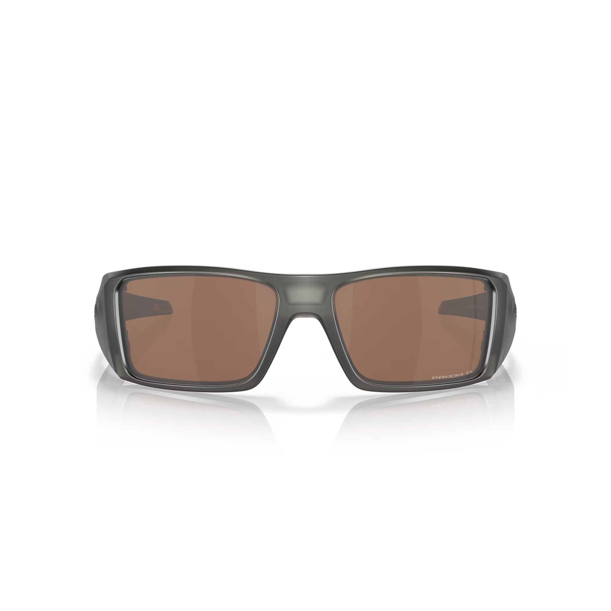 Oakley Heliostat Sunglasses - Matte Grey Smoke Lens - Polarized UV Protection - for Running, Cycling & Outdoor Sports
