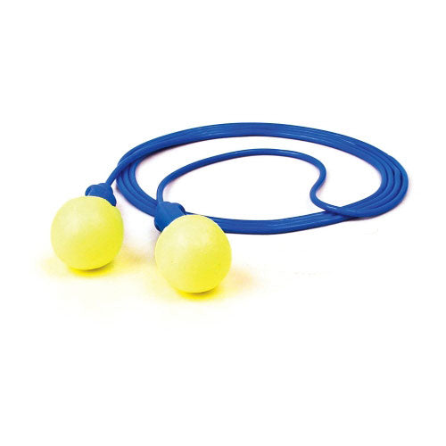 3M 18001 318 1001 E A R Push-In Earplugs with 28dB NRR, Corded Design, 100-Pack – Ideal for Construction, Shooting, and Loud Work Environments