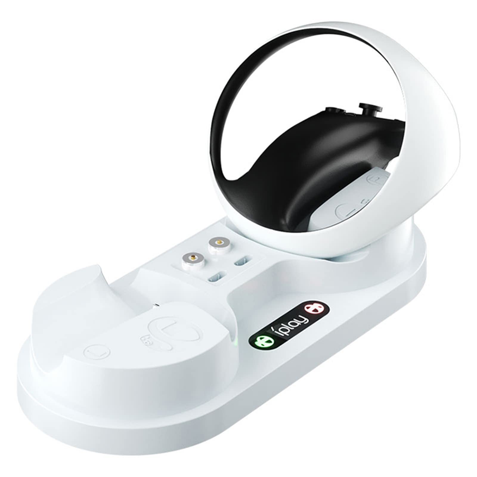 PS5 VR2 Charging Station with LED Indicator - Dual Controller & PSVR2 Charging Dock, Non-Slip Base for Playstation VR2 Sense Controllers | Perfect for Gaming Setup & VR Accessories Organization