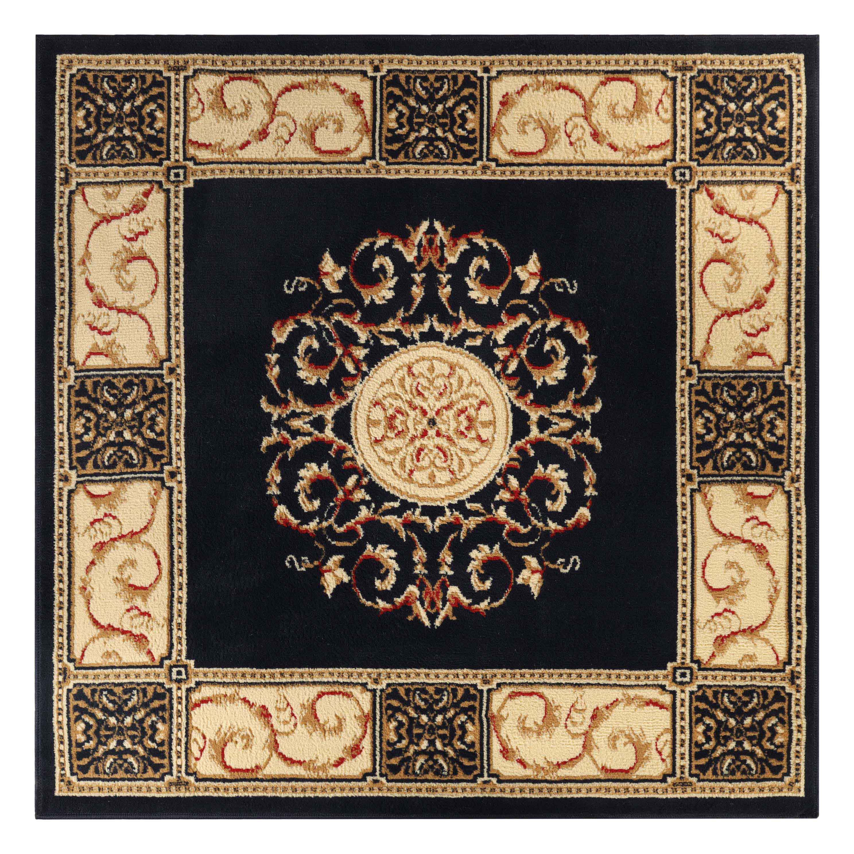 Large Medallion Modern Bohemian Indoor Area Rug or Runner - Perfect for Living Room, Bedroom, and Hallway Decor