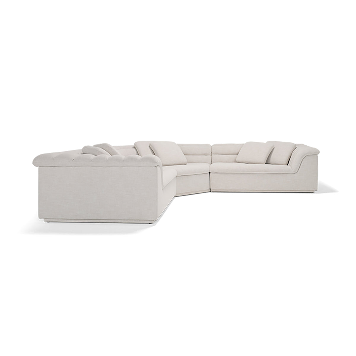 Modular Sofa Set of 3 Pieces - Floating Sectional Couch for Living Room, Lounge & Home Theater | Modern Comfortable Furniture for Small Spaces
