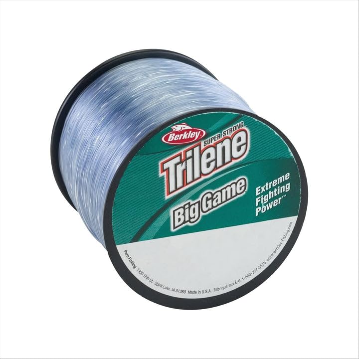 Berkley Trilene Big Game Monofilament Fishing Line - High Strength, Low Memory for Saltwater & Freshwater Fishing - Perfect for Bass, Walleye, and Catfish Angling