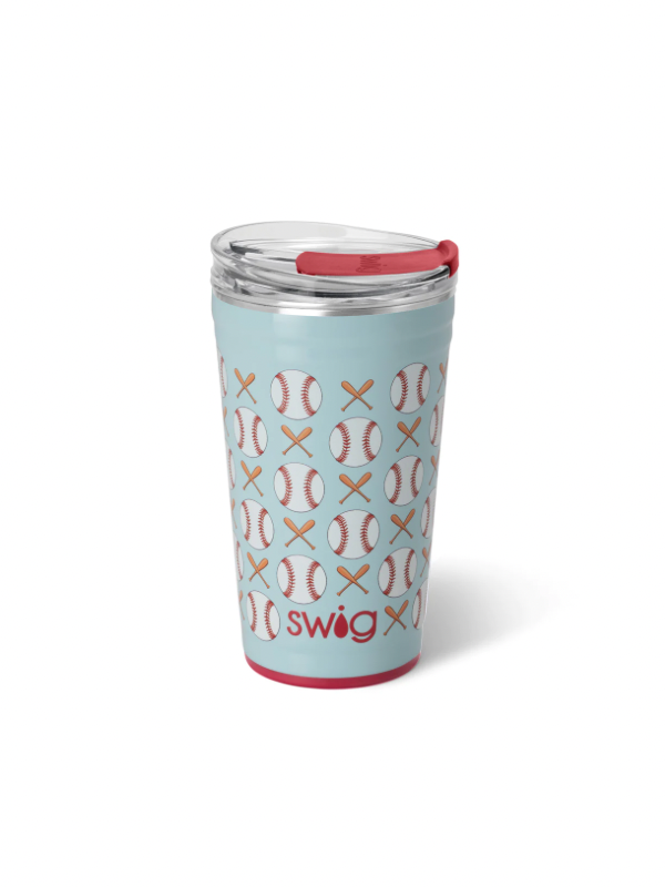 Swig Life 24oz Party Cups - Durable, Reusable Plastic Drinking Glasses for Beer, Cocktails & Outdoor Events - Perfect for BBQs, Tailgates & Pool Parties