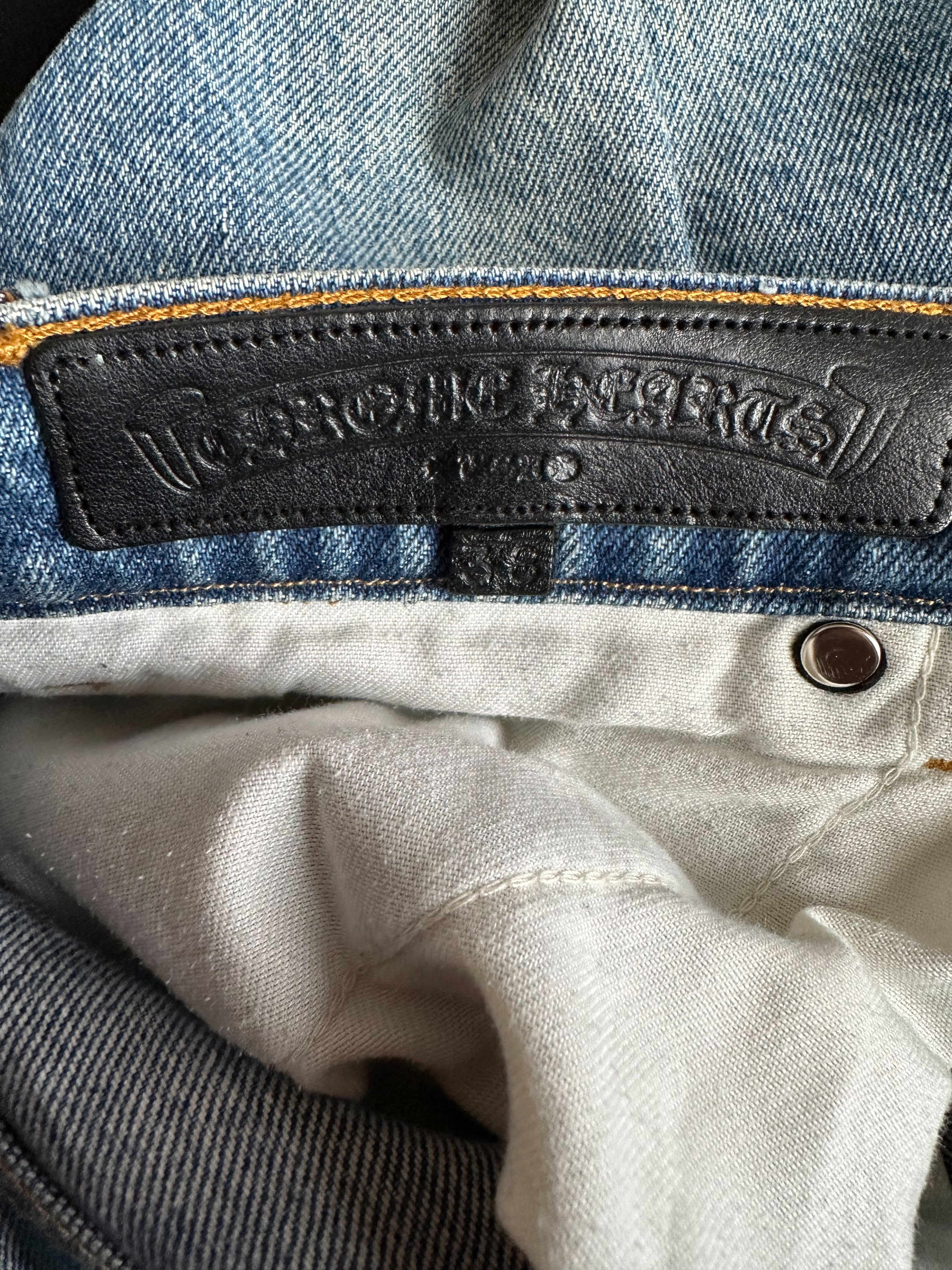 Chrome Hearts x Levi's Blue Cheetah Star Patch Jeans for Men & Women - Vintage Denim Pants with Unique Design - Perfect for Streetwear, Casual Outfits & Fashion Statements