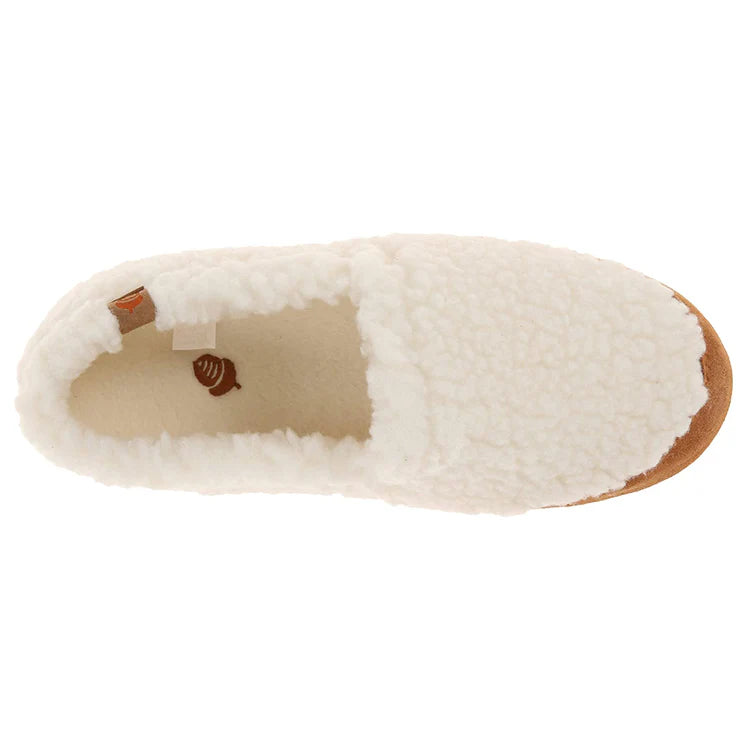 Women's Acorn Moc Slippers with Puff Popcorn Design - Cozy Indoor/Outdoor House Shoes for Winter Comfort & Casual Wear