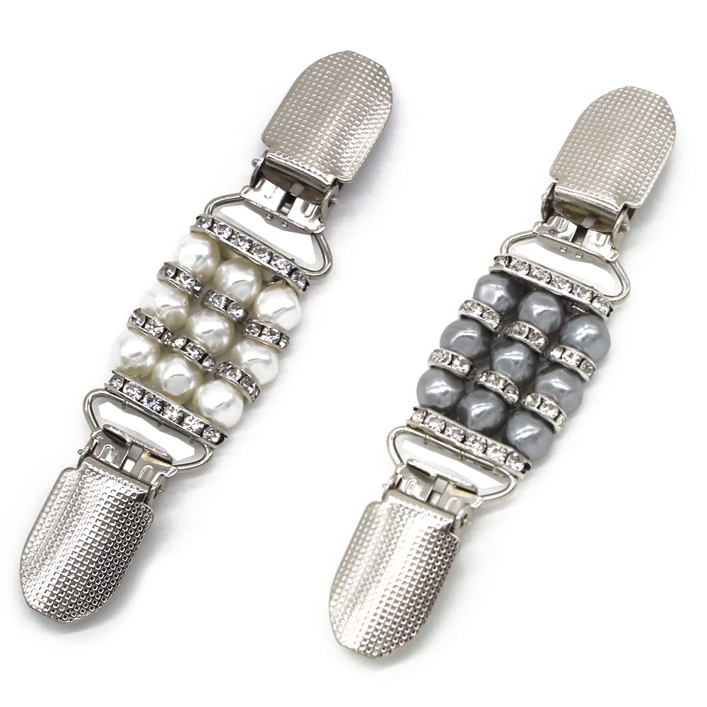 Antique Shawl Clips 2pcs - Cardigan & Sweater Clips for Women - Perfect for Layering Outfits