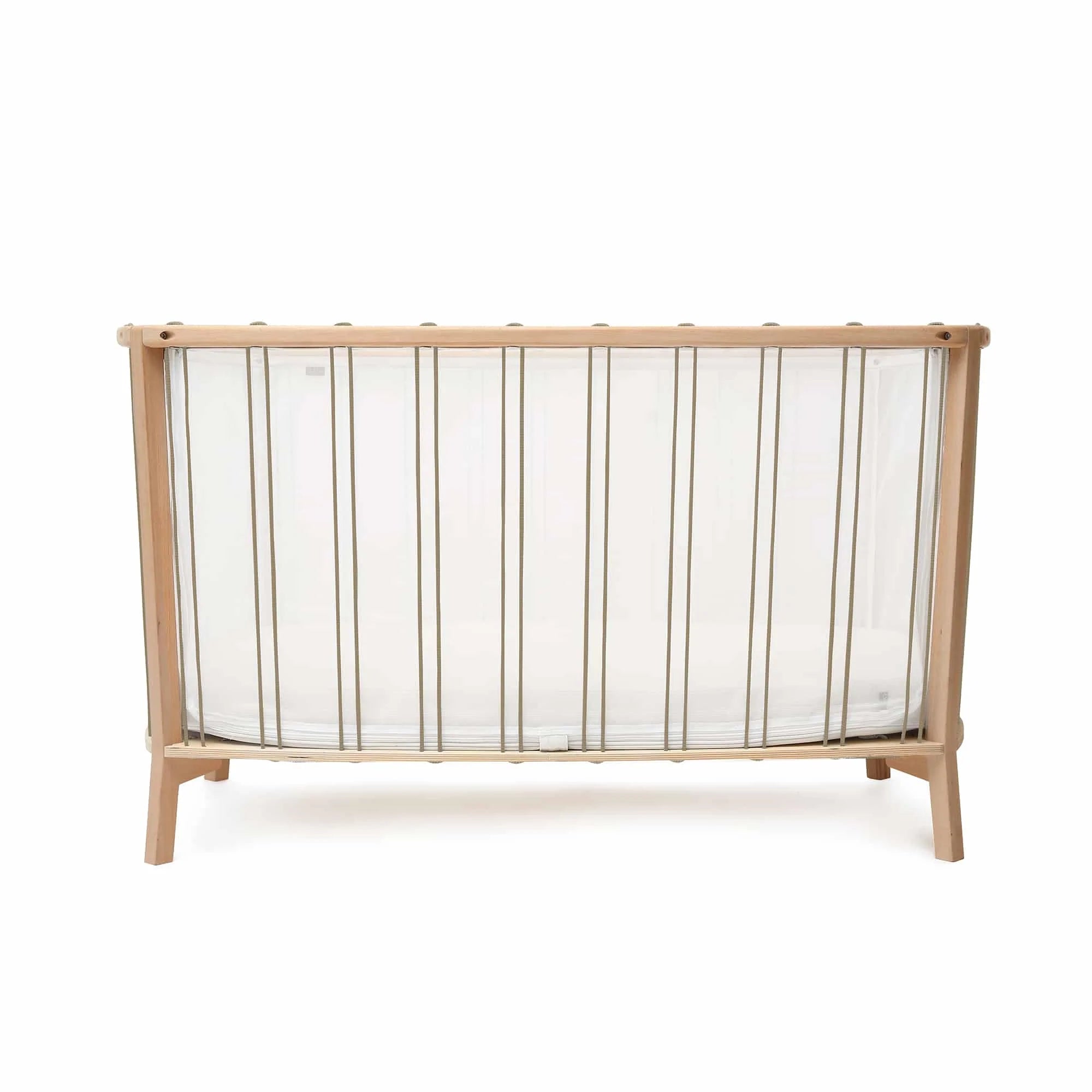 Charlie Crane Kimi Baby Bed & Mattress - Premium Wooden Crib with Organic Mattress for Newborns & Toddlers | Nursery, Bedroom & Travel Use