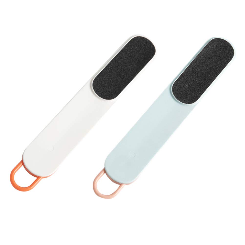 Cabilock 2-Pack Foot Cleaning Brush - Exfoliating Pedicure Tool for Dead Skin Removal, Callus & Cracked Heels - Perfect for Home Pedicure, Spa & Foot Care Routine (Foot File & Grinding Brush Included)