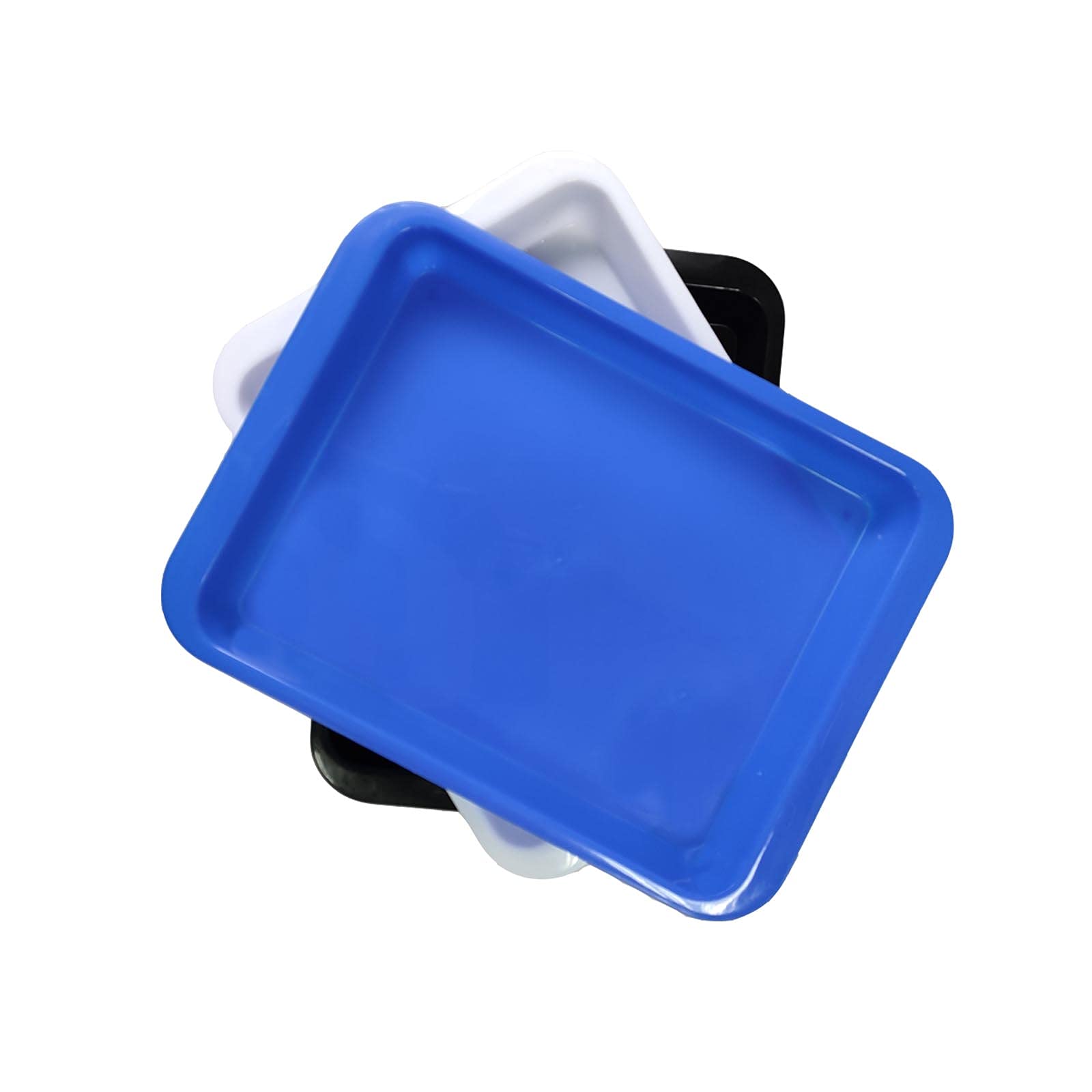 Hedgehog Litter Box Set of 3 - Plastic Small Animal Toilet Tray for Guinea Pigs, Hamsters, Rabbits & Hedgehogs - Corner Design for Easy Cleaning (3 Colors) - Perfect for Cage, Habitat & Indoor Pet Potty Training