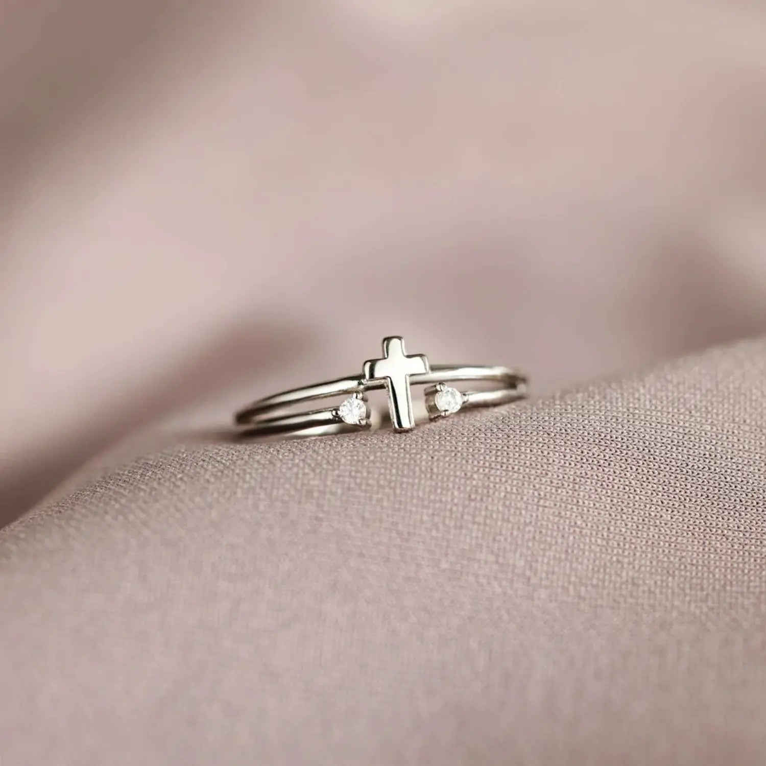 925 Sterling Silver Cross Ring for Women & Men - Elegant Religious Jewelry Gift for Baptism, Confirmation, Christmas & Everyday Wear