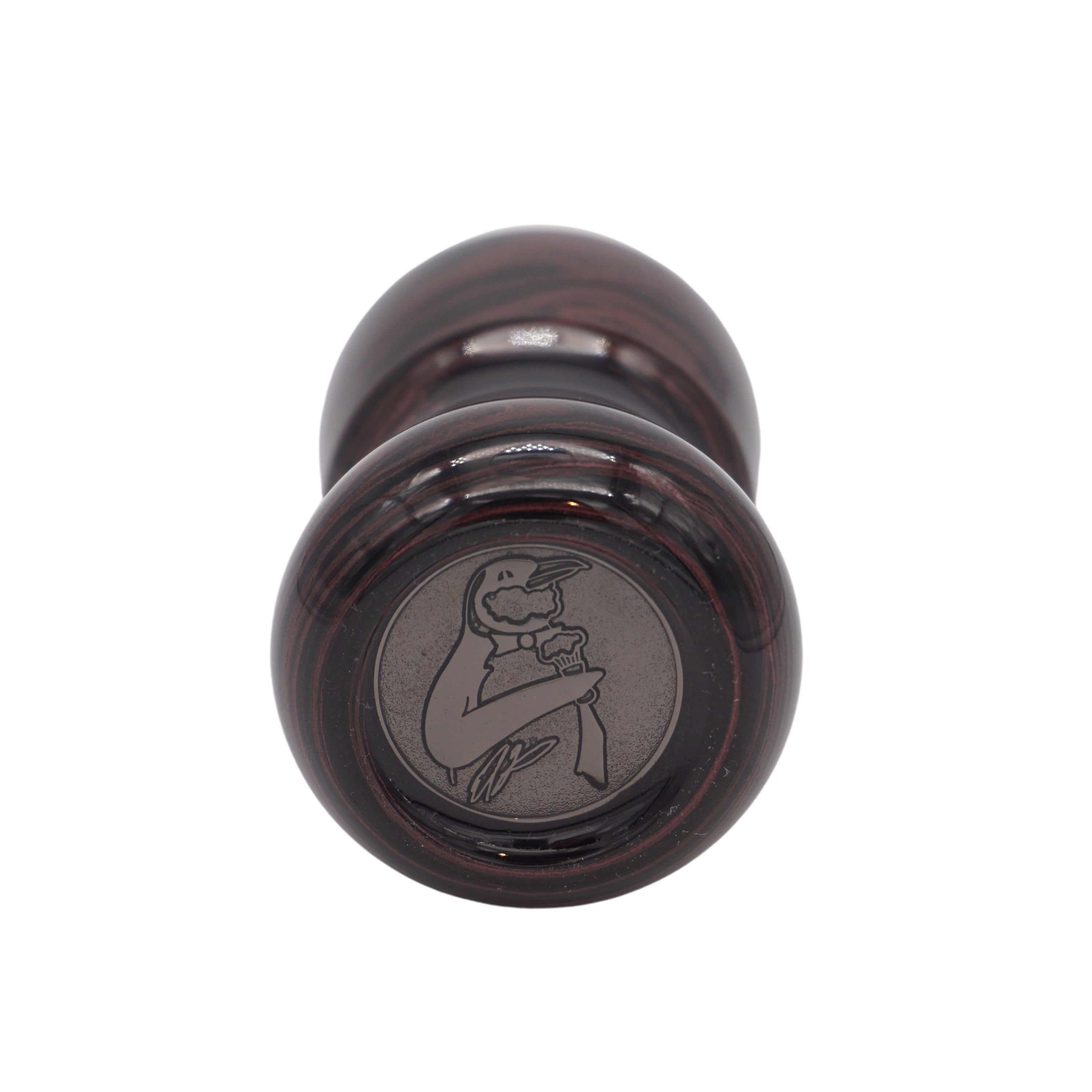 Premium Handmade Raspberry Ebonite Shaving Brush Handle - Compatible with 24mm & 26mm Shaving Brush Knots - Perfect for Wet Shaving, Grooming Kits & Luxury Bathroom Accessories
